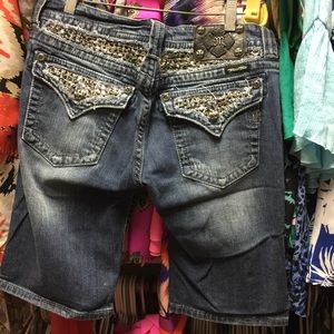 Miss Me Sequin Bling Shorts size 31